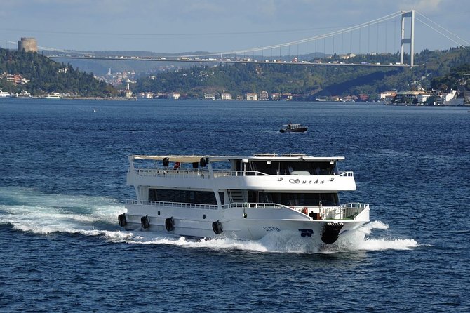 Afternoon Bosphorus Cruise Tour, Golden Horn Coach Tour and Pierre Loti Tour - Bosphorus cruise: Rumeli Fortress to palace-lined shores