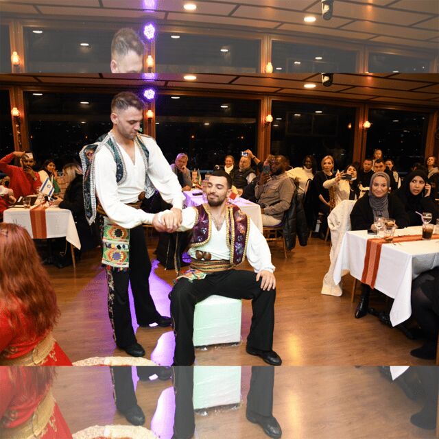 All Inclusive; Istanbul Bosphorus Dinner Cruise w/live shows - Bosphorus at Night: Illuminated Bridges and the Best View in the City