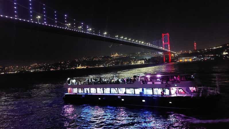 All Inclusive; Istanbul Bosphorus Dinner Cruise w/live shows - Dinner on Board: 3 Courses, Drinks, and How to Set Expectations