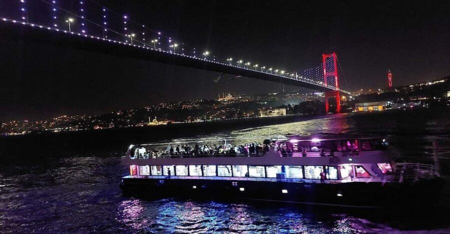 All Inclusive; Istanbul Bosphorus Dinner Cruise w/live shows - The Turkish Night Show: Belly Dance, Henna Ceremony, DJ Energy
