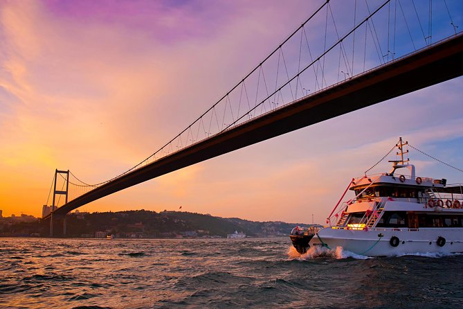Bosphorus Cruise and Two Continents Tour with Lunch - Rumeli Fortress and the Bosphorus Bridge From the Viewpoint Side