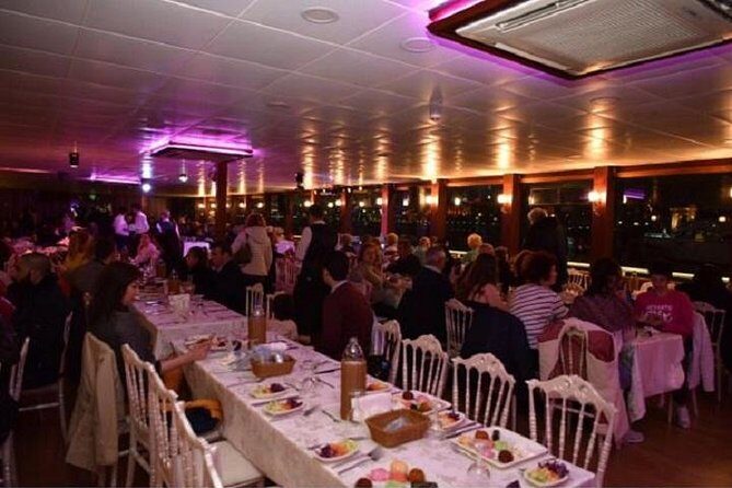 Bosphorus Dinner Cruise & Night Show from Istanbul - Dinner on Board: Fish, Chicken, Meatballs, or Vegetarian
