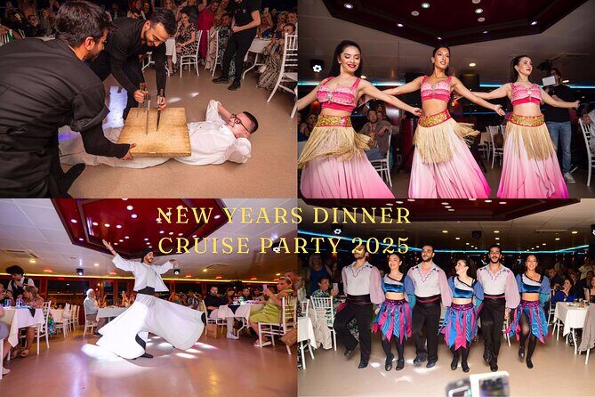 Bosphorus New Years Dinner Cruise Party in Istanbul 2026 - The Bosphorus Strait Cruise and Fireworks Moment