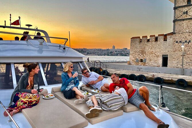 Bosphorus Sunset or Daytime Yacht Cruise with Snacks & Live Guide - Fatih Sultan Mehmet Bridge, Kanlıca, and the View Up the Asian Side