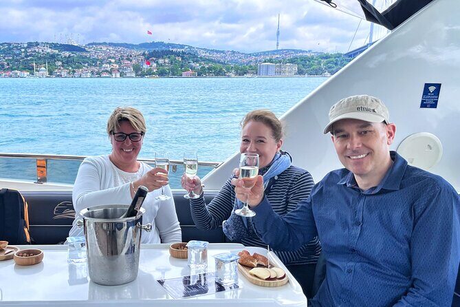 Bosphorus Yacht Cruise with Stopover on the Asian Side - (Morning or Afternoon) - Two Bosphorus Bridges and what they signal