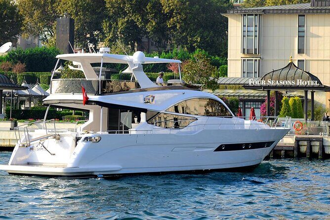 Exclusive Bosphorus Cruise - Luxury Yacht Experience in Istanbul - Çırağan Palace ruins and Ortaköy Mosque: ornate waterfront at close range