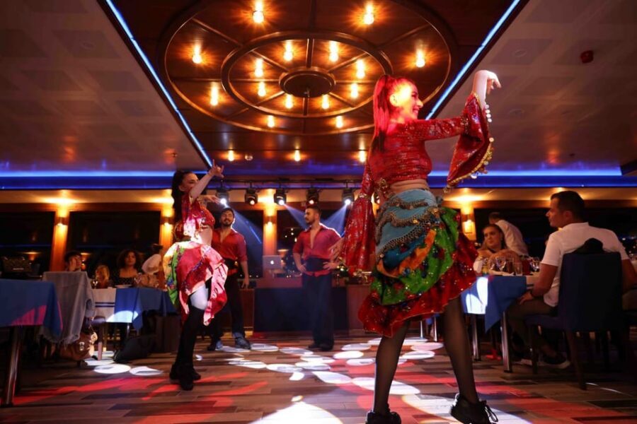 From Istanbul: Bosphorus Dinner Cruise Tavern & World Show - The cruise route: Dolmabahçe, Ortaköy, Maiden’s Tower, and the bridge power moments