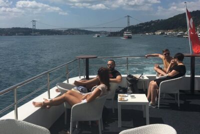 Half-Day Bosphorus Cruise to Black Sea from Istanbul with Lunch - The Bosphorus portion: bridges, towers, and the Europe-Asia line you can see