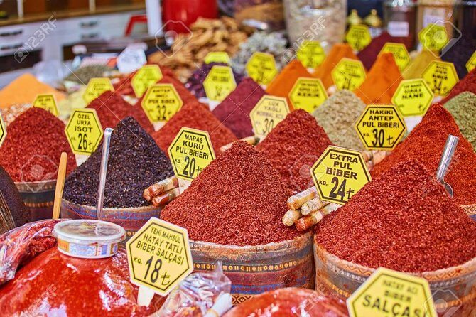 Half Day Morning Bosphorus Cruise & Spice Bazaar visit (Bus and Boat Tour) - Spice Bazaar in 45 minutes: shop smart, don’t get boxed in