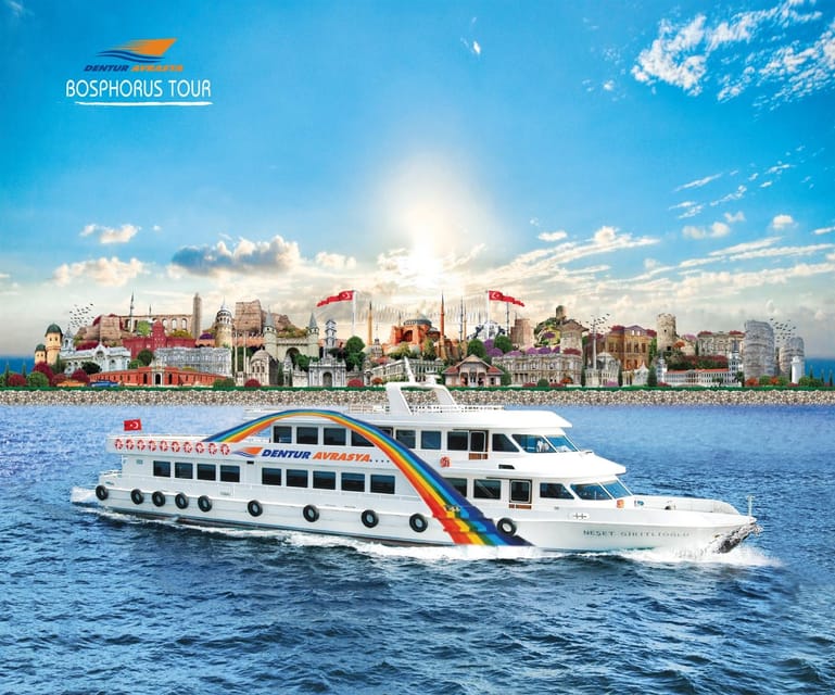 Istanbul: Bosphorus Cruise from Europe or Asia & Audio Guide - Getting On Board at Dentur Avrasya: What to Look For