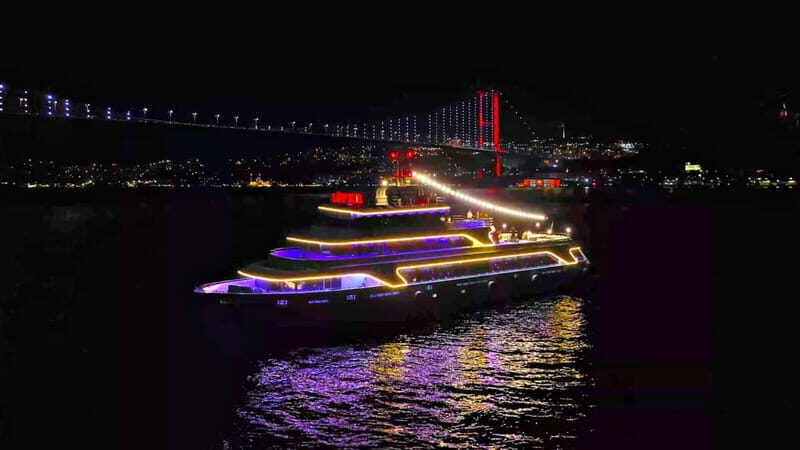 Istanbul: Bosphorus Dinner Cruise & Show with Private Table - Dolmabahçe Palace, Ciragan Palace, and Ortaköy Mosque from the water
