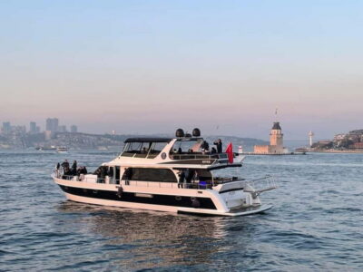 Istanbul: Bosphorus Private Guided Yacht Cruise with Snacks - What you get on board: lemonade, fruit plate, tea/coffee, and canapés