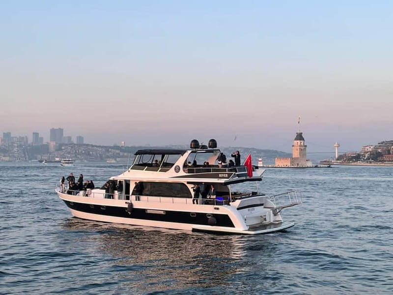 Istanbul: Bosphorus Private Guided Yacht Cruise with Snacks - What you get on board: lemonade, fruit plate, tea/coffee, and canapés