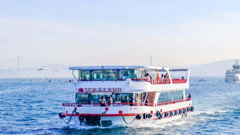 Istanbul: Bosphorus Sightseeing Cruise Tour with Audio Guide - Where you meet the boat: Zindan Han pier check-in at Sea Land Travel Agency
