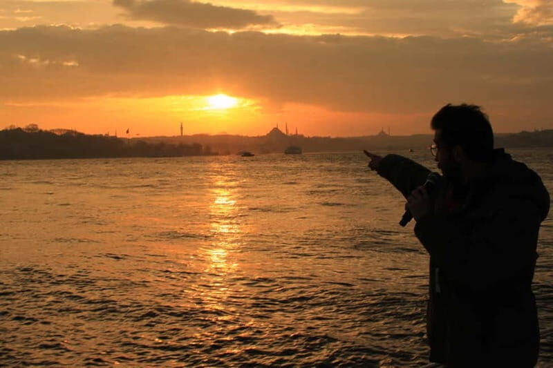 Istanbul: Bosphorus Sunset or Night Yacht Cruise & Transfers - What you see from the water: bridges, both continents, and Bosphorus landmarks
