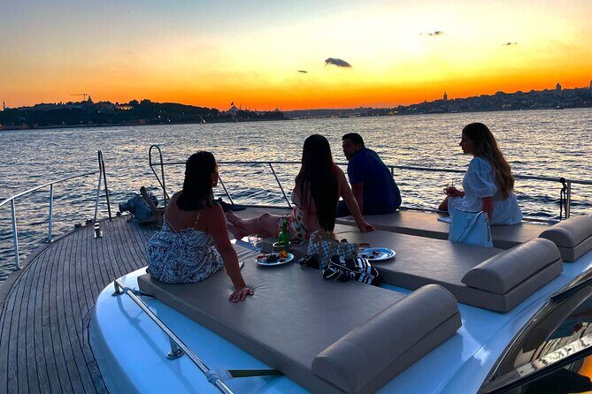 Istanbul Bosphorus Sunset Yacht Cruise With Live Guide And Snacks - Getting to the yacht: Arap Cami area, no hotel pickup