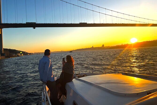Istanbul Bosphorus Sunset Yacht Cruise With Live Guide And Snacks - Ortaköy and the Bosphorus Bridge: the Istanbul you can read at a glance
