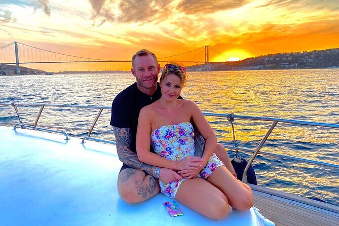 Istanbul Bosphorus Sunset Yacht Cruise With Live Guide And Snacks - The second crossing: Fatih Sultan Mehmet Bridge and Kanlıca on the Asian side
