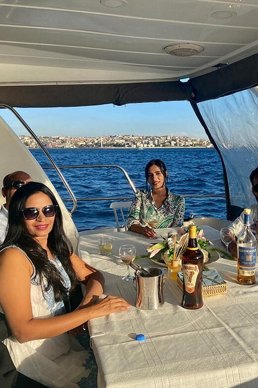Istanbul: Bosphorus Yacht Cruise at Sunset with Snacks - Where You’ll Sit: Indoor Comfort vs Outdoor Deck Views