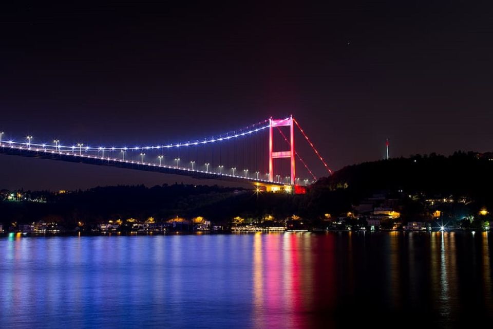 Istanbul: Dinner Cruise on the Bosphorus - The Cruise Route With Dolmabahçe, Çırağan, and Boğaziçi Bridge Views