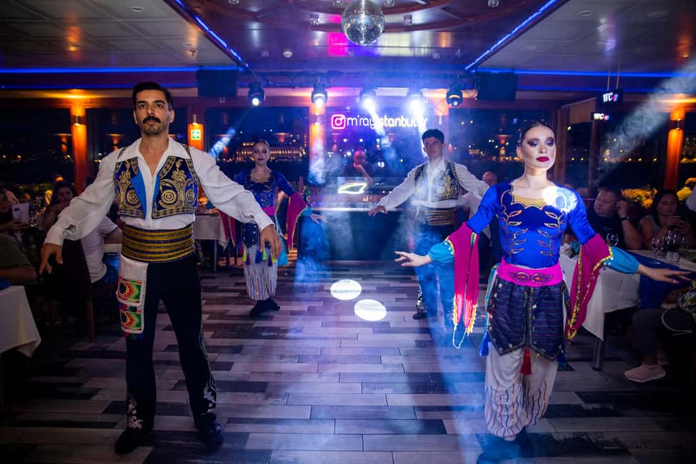 Istanbul: New Year's Eve Bosphorus Dinner Cruise Party 2026 - Entertainment onboard: DJ music, folk performances, and belly dancers
