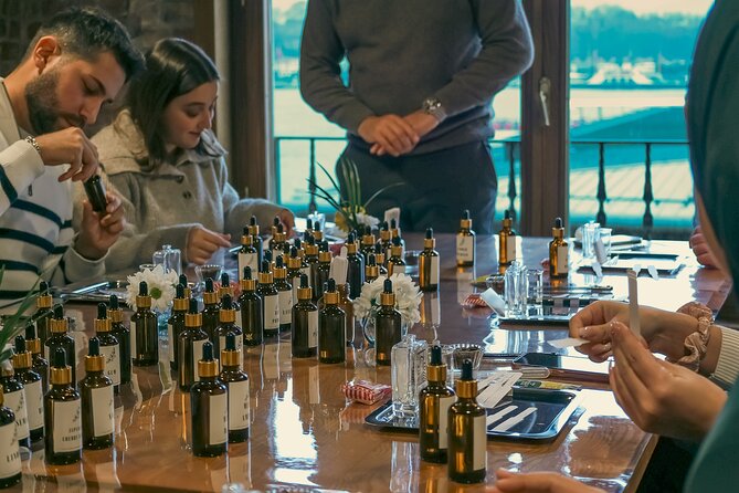 Istanbul Perfume Making Workshop with Bosphorus View - Blending Your Signature Fragrance from 60 Contents