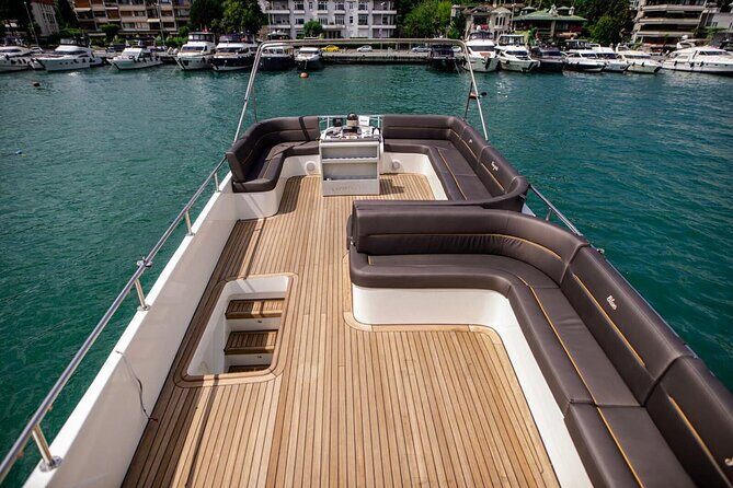 Istanbul: Private Bosphorus Tour On Luxury Yatch - Stop Three: Ortaköy Beach and the Bosphorus Bridge Framing