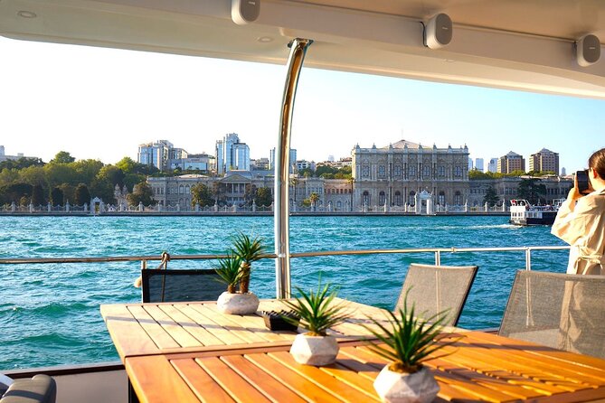 Istanbul Private Luxury Yacht on Bosphorus 25 Meter 82 Feet - Dolmabahçe Palace and Çırağan: Ottoman Grandeur at Water Level