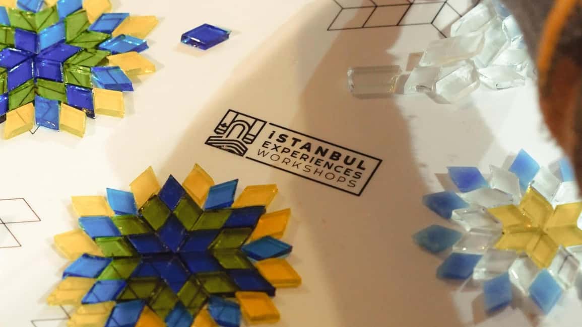 Istanbul: Turkish Mosaic Lamp Workshop with Bosphorus View - Stencil on Glass: The Skill That Turns Into a Beautiful Pattern