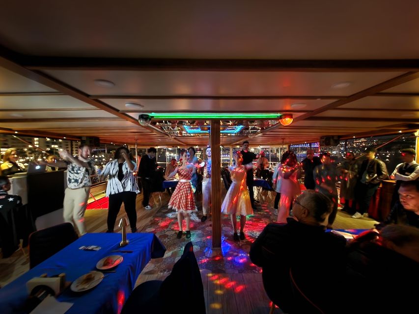 Istanbul: Turkish Night on the Bosphorus Dinner Cruise - Sailing past illuminated Istanbul icons on two continents