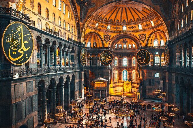 Majestic Istanbul: Walking Tour & Sunset Cruise on the Bosphorus - Blue Mosque and Hagia Sophia area: see the icons, understand the limits