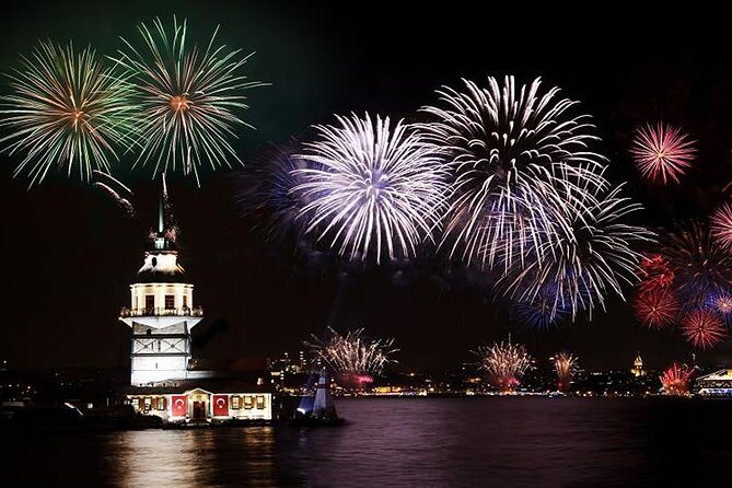 New Year's Eve dinner cruise & party on Bosphorus, Istanbul 2026 - Live Belly-Dancing, Gypsy/Folklore Shows, and the Midnight DJ Switch
