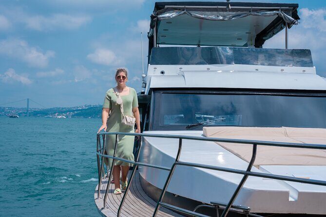 Private Yacht Cruise on The Bosphorus in Istanbul - Galata Tower as you roll toward the Bosphorus skyline