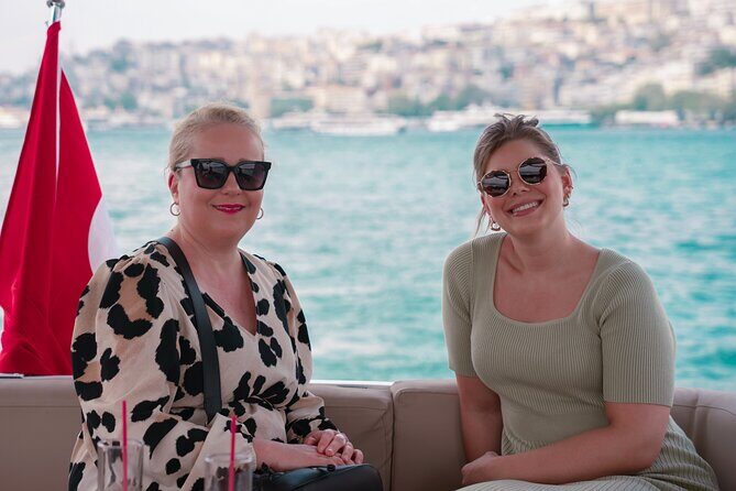 Private Yacht Cruise on The Bosphorus in Istanbul - Çırağan Palace: marble scale and an older royal storyline